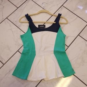 Express peplum top, BNWT. Size Medium